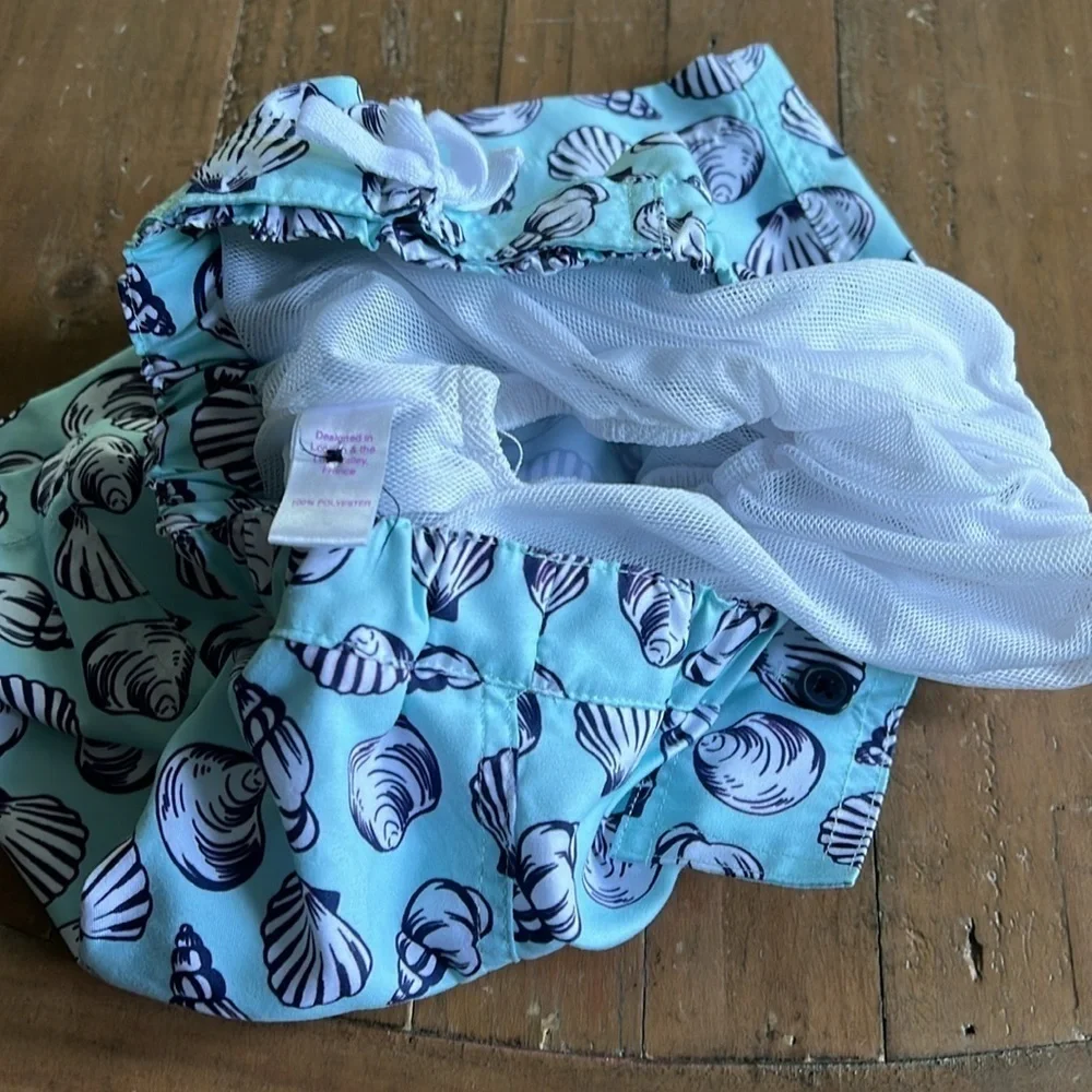 Rachel Riley seashell swim trunks